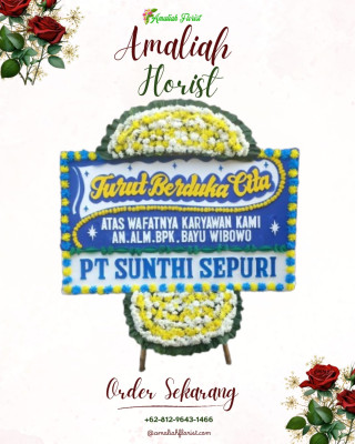 Papan Bunga Duka di Suro Makmur