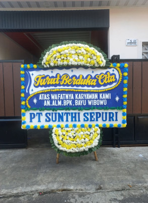 Papan Bunga Duka di Suro Makmur